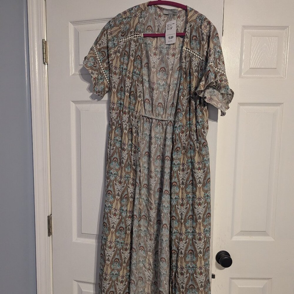 Short sleeve duster